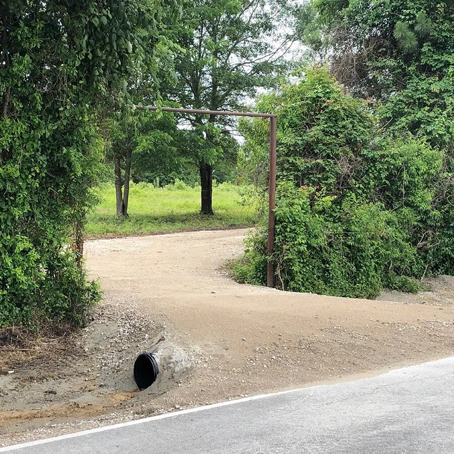 Culvert Drainage - access road