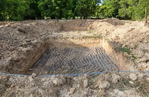 Retention Pond Digging at C & C's Land Services